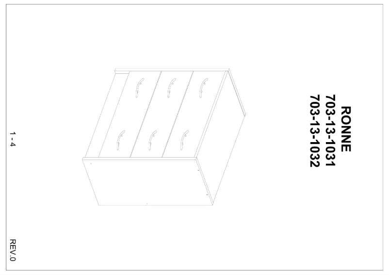 Imagen de la primera página del manual del dispositivo Ronne (60x30x70)