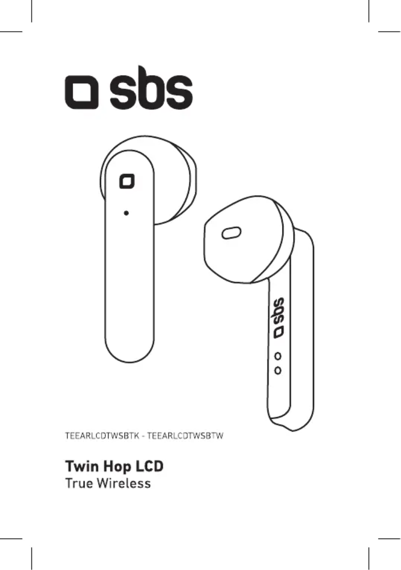 Página 1 del manual Manual de usuario SBS Twin Hop LCD