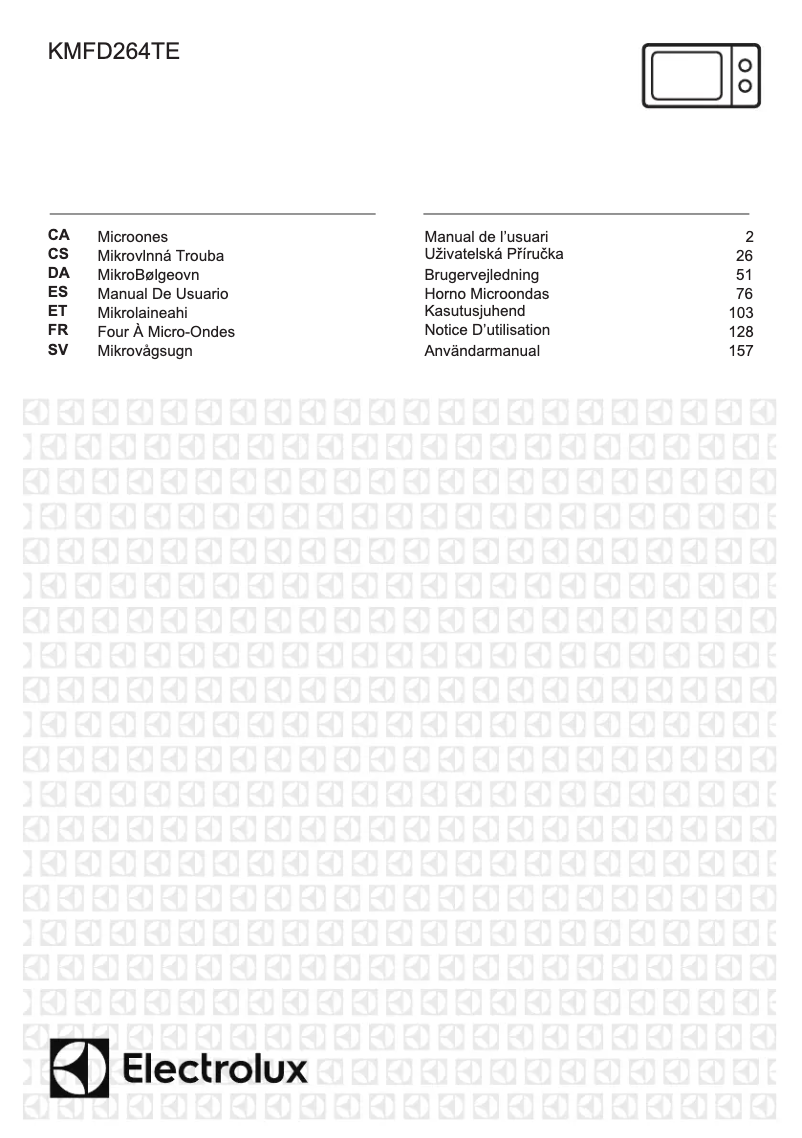 Imagen de la primera página del manual del dispositivo KMFD264TEK
