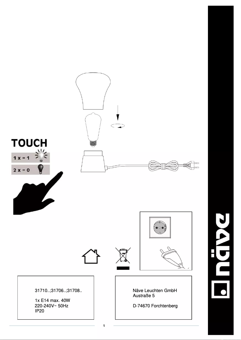 Página 1 del manual Manual de usuario Näve Kerry