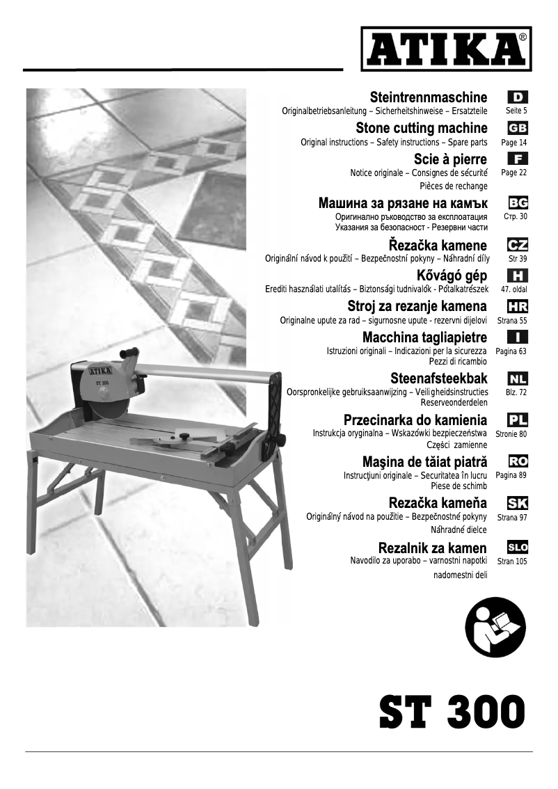 Página 1 del manual Manual de usuario ATIKA ST 300