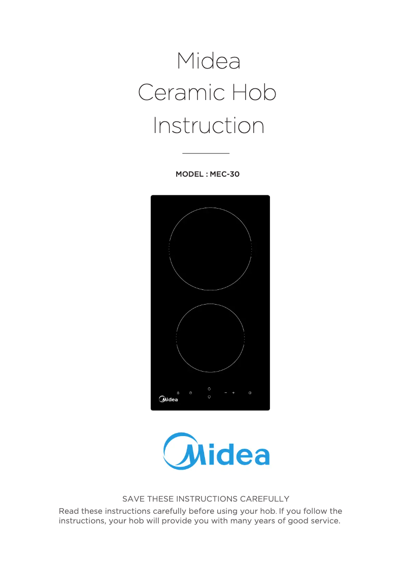 Imagen de la primera página del manual del dispositivo MEC30