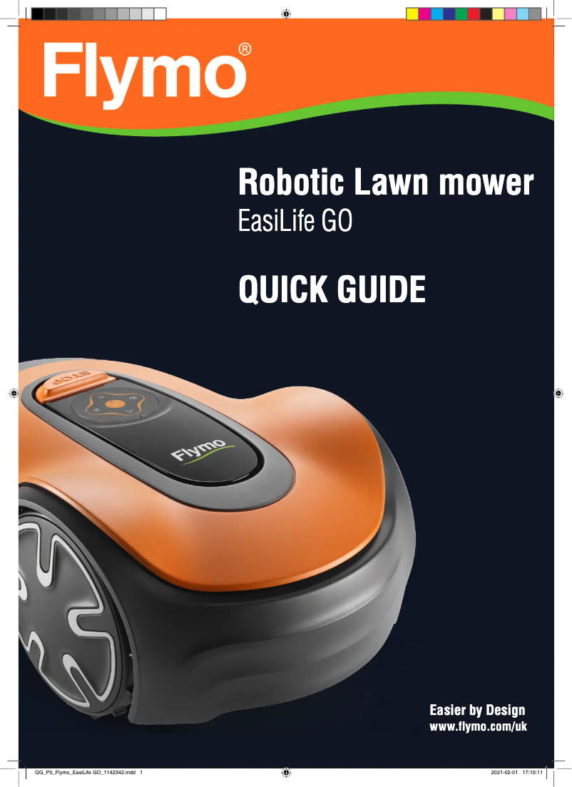 Página 1 del manual Guía de inicio rápido Flymo EasiLife Go 500