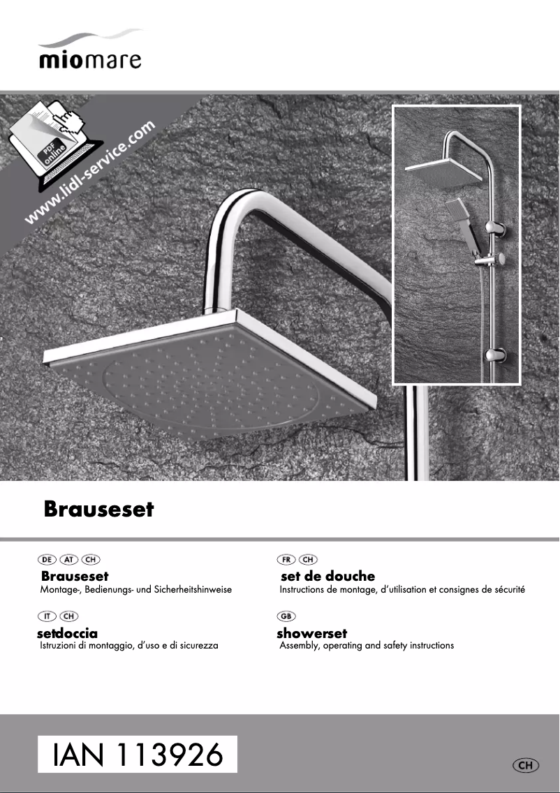 Página 1 del manual Manual de usuario Miomare IAN 113926