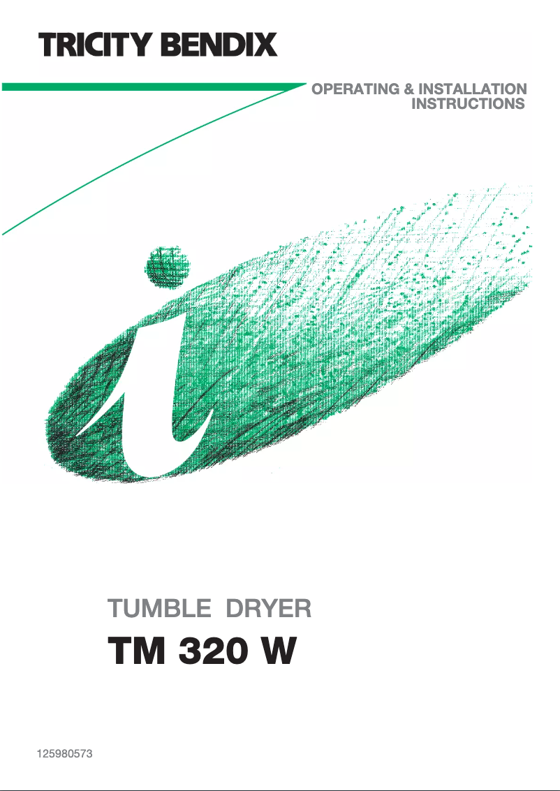 Imagen de la primera página del manual del dispositivo TM 320 W