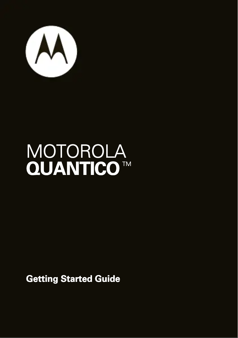 Imagen de la primera página del manual del dispositivo W845