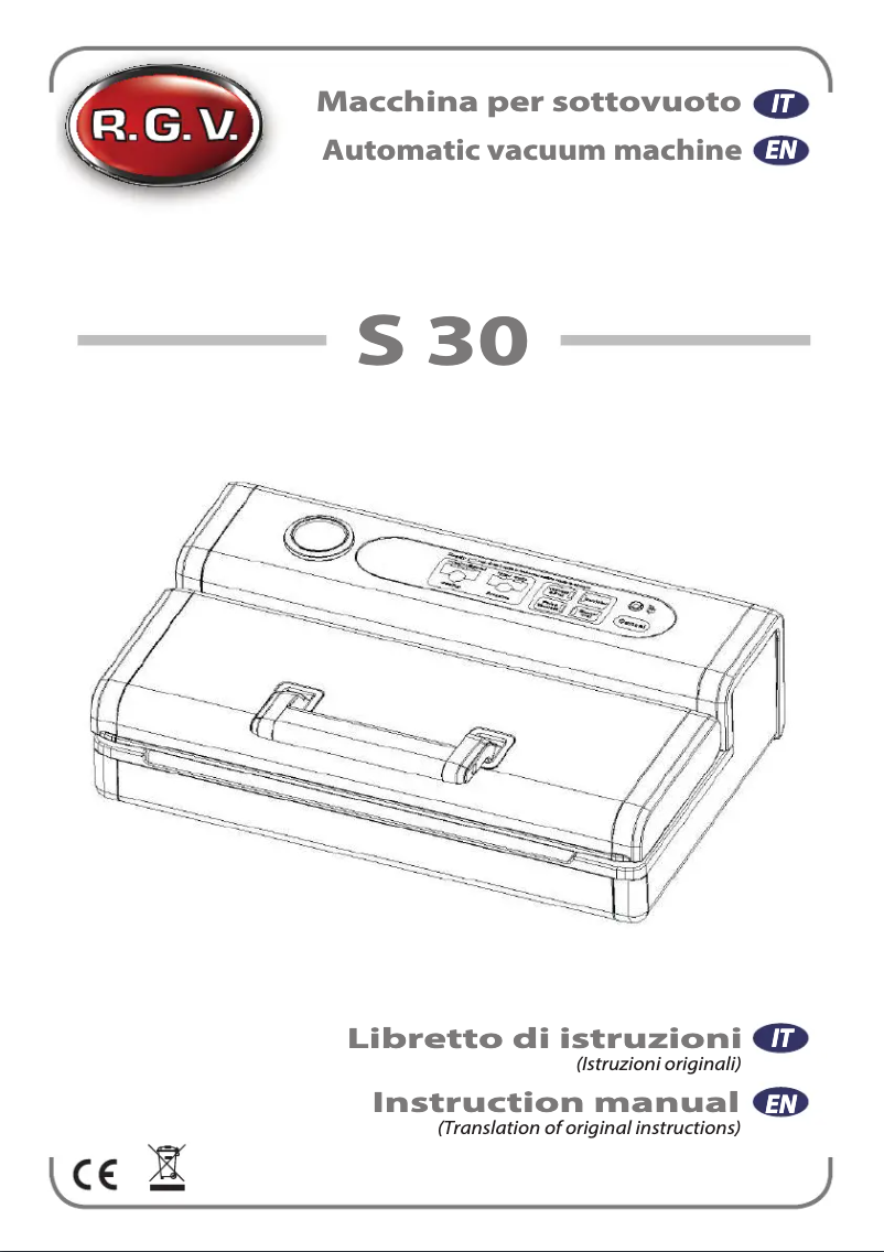Página 1 del manual Manual de usuario RGV S30
