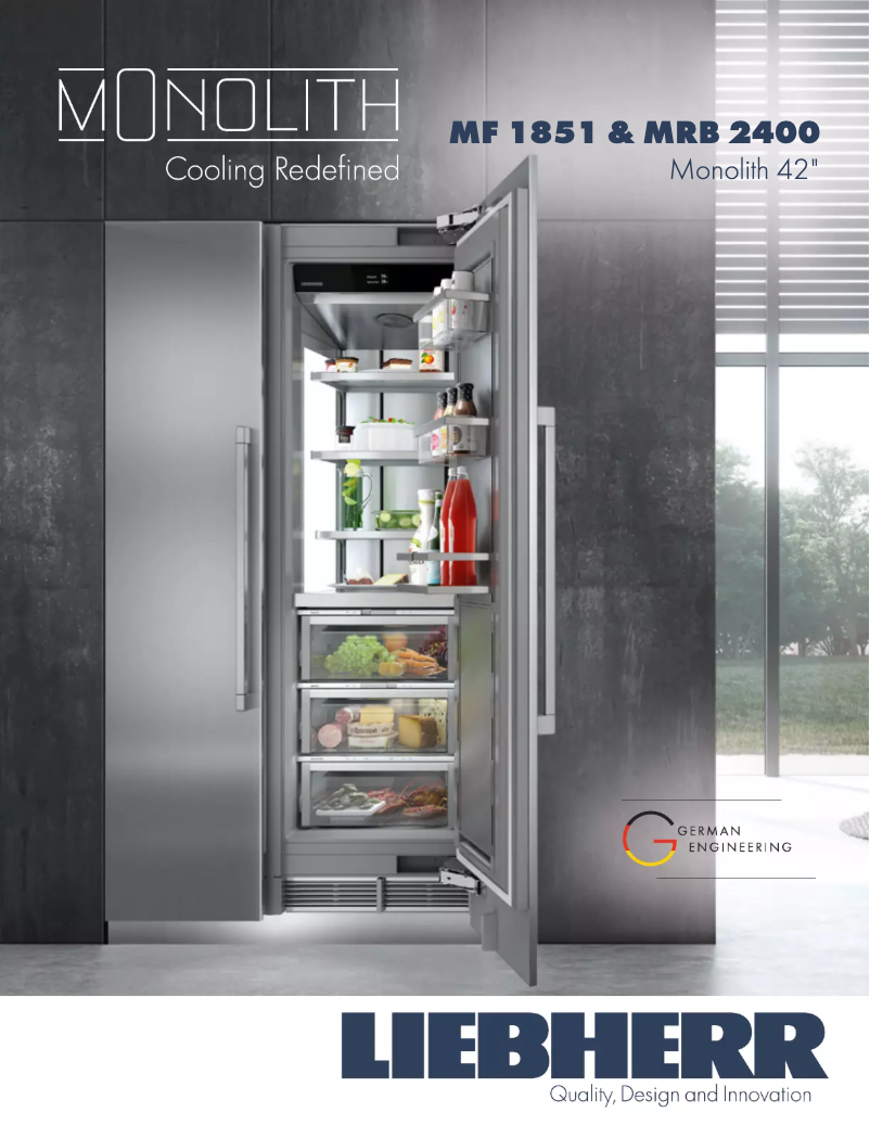 Imagen de la primera página del manual del dispositivo Monolith MF 1851