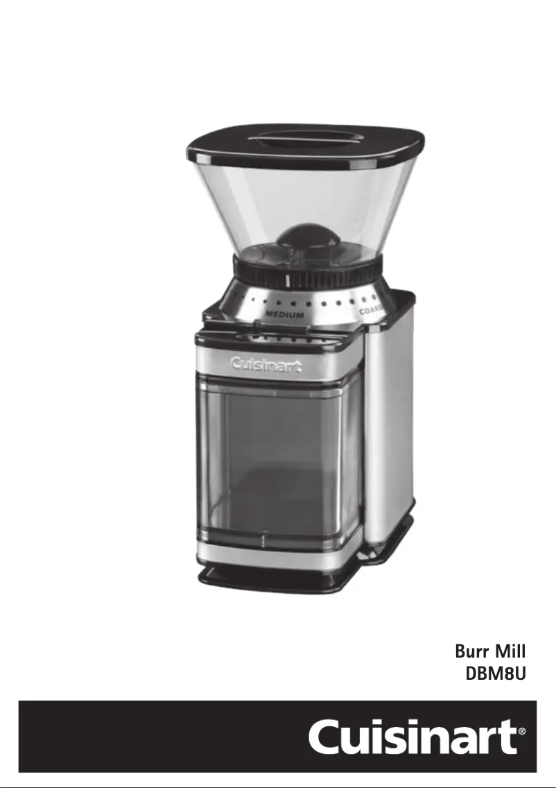 Imagen de la primera página del manual del dispositivo DBM8U