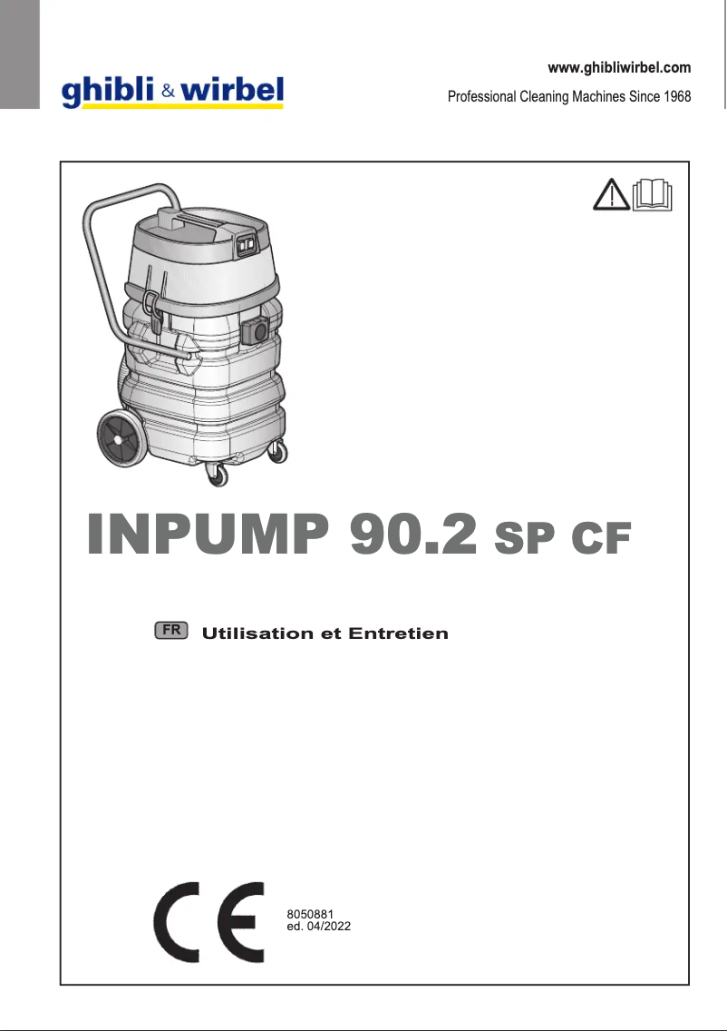 Imagen de la primera página del manual del dispositivo InPump 90.2 SP CF
