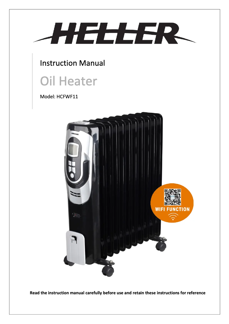 Imagen de la primera página del manual del dispositivo HCFWF11