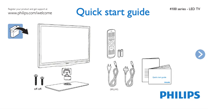 Imagen de la primera página del manual del dispositivo 28PHG4109