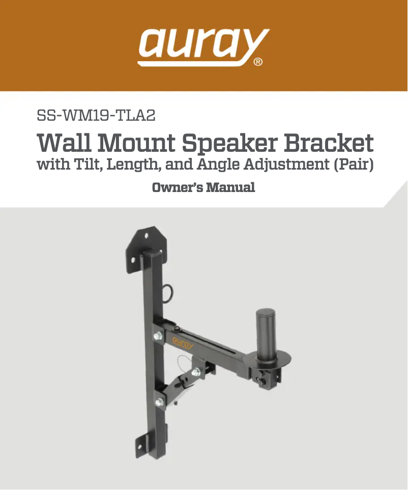 Imagen de la primera página del manual del dispositivo SS-WM19-TLA2