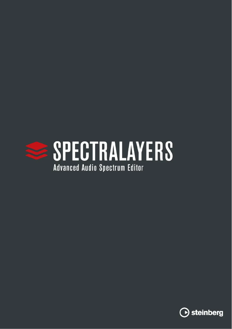Página nº 1 - Manual de usuario Steinberg SpectraLayers Elements 6