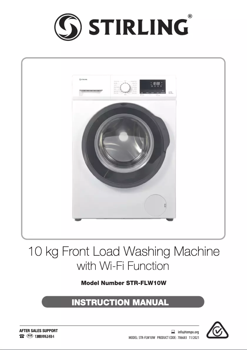 Imagen de la primera página del manual del dispositivo STR-FLW10W