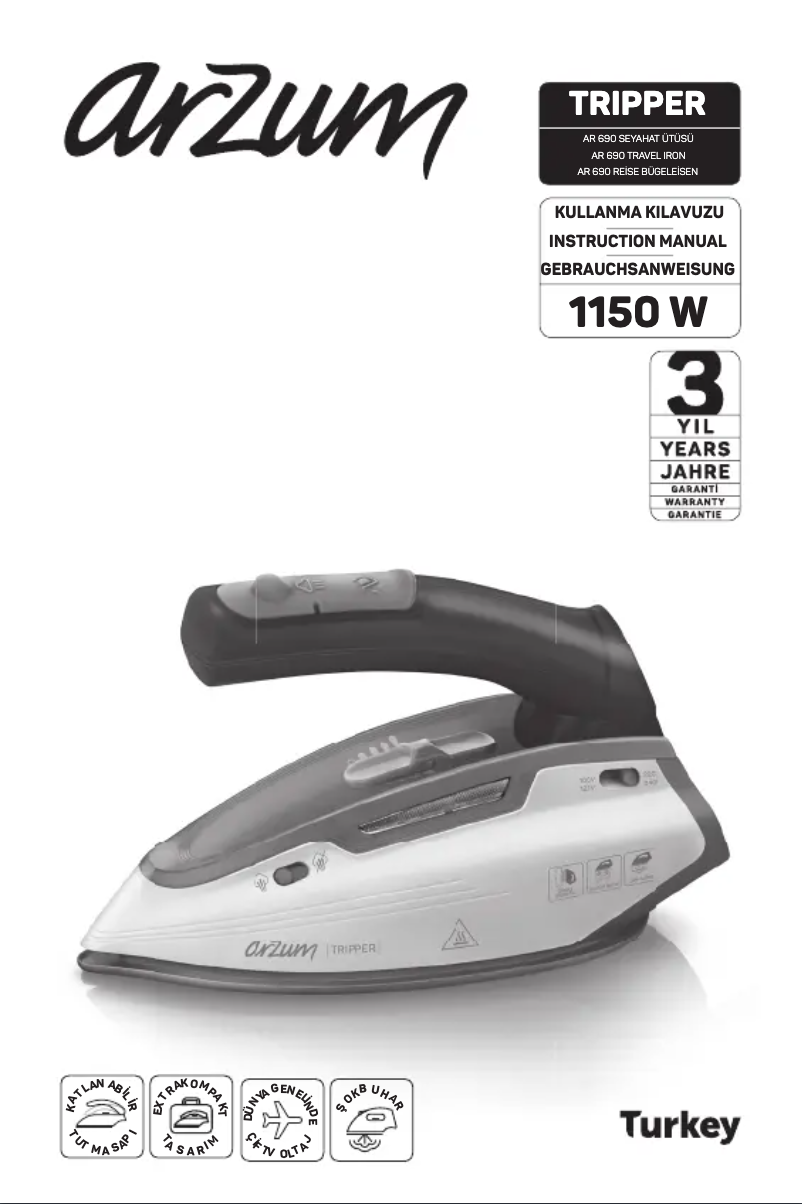 Imagen de la primera página del manual del dispositivo Tripper AR690