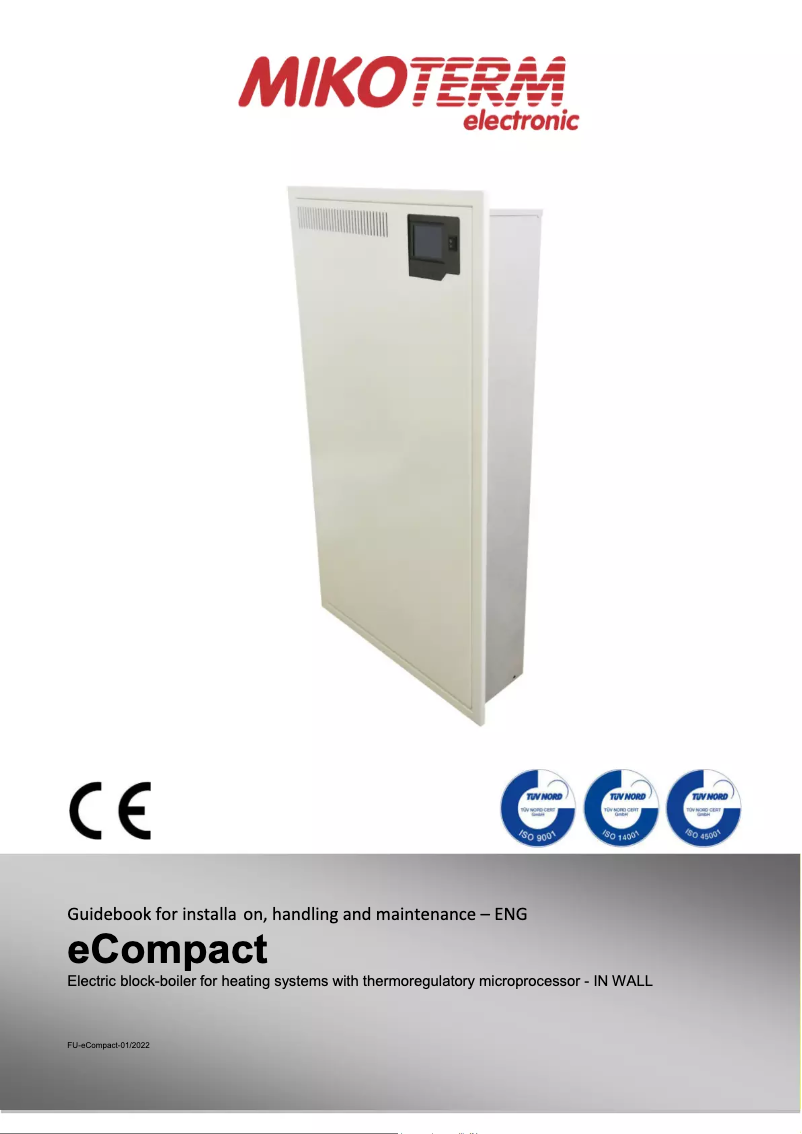 Imagen de la primera página del manual del dispositivo eCompact