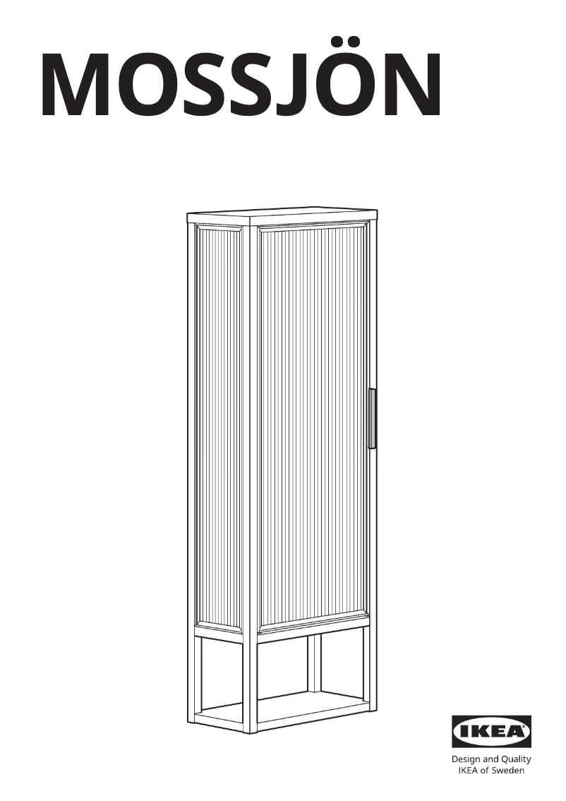 Página 1 del manual Manual de usuario Ikea MOSSJÖN 005.731.69