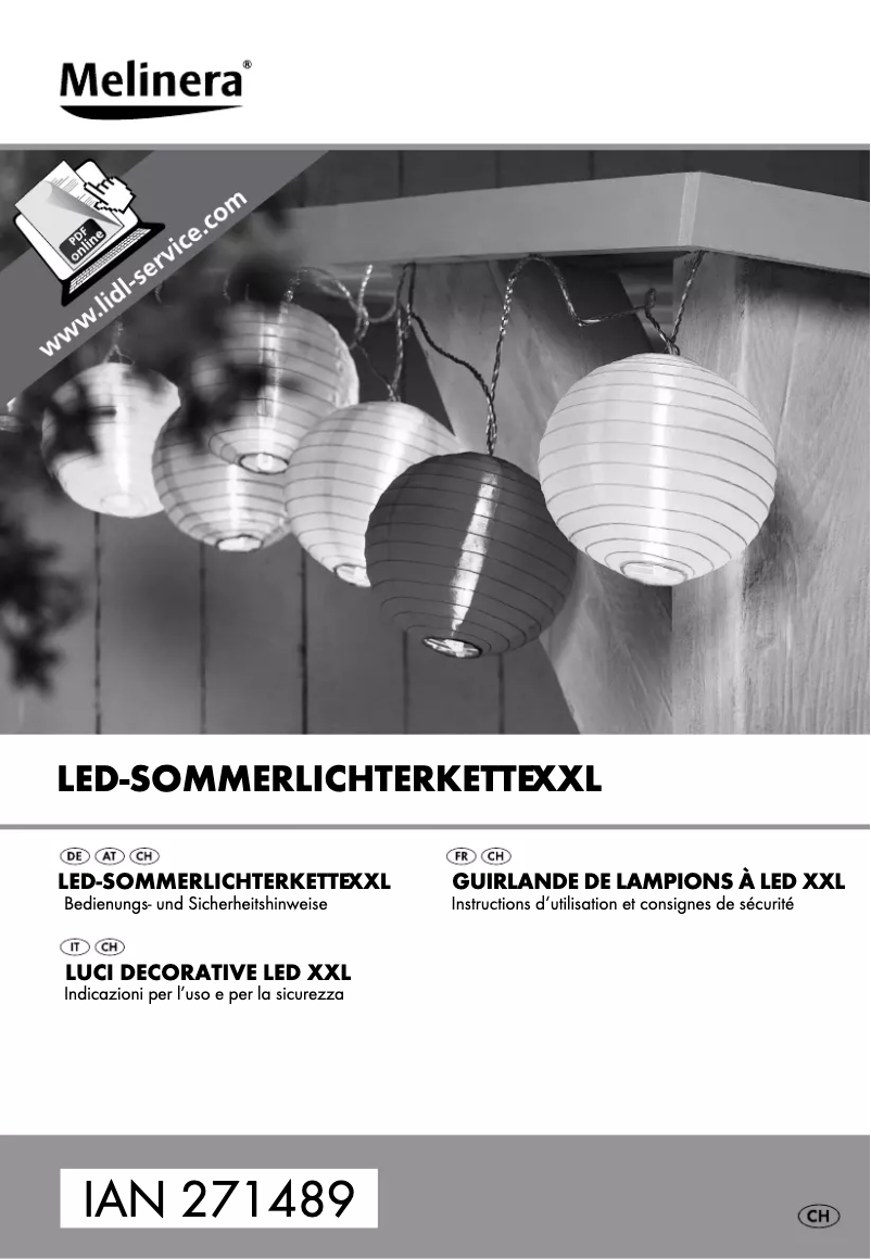 Imagen de la primera página del manual del dispositivo IAN 271489