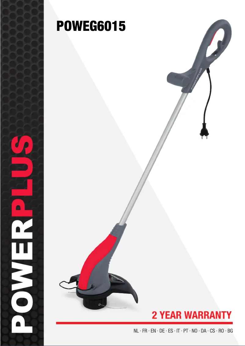 Imagen de la primera página del manual del dispositivo POWEG6015