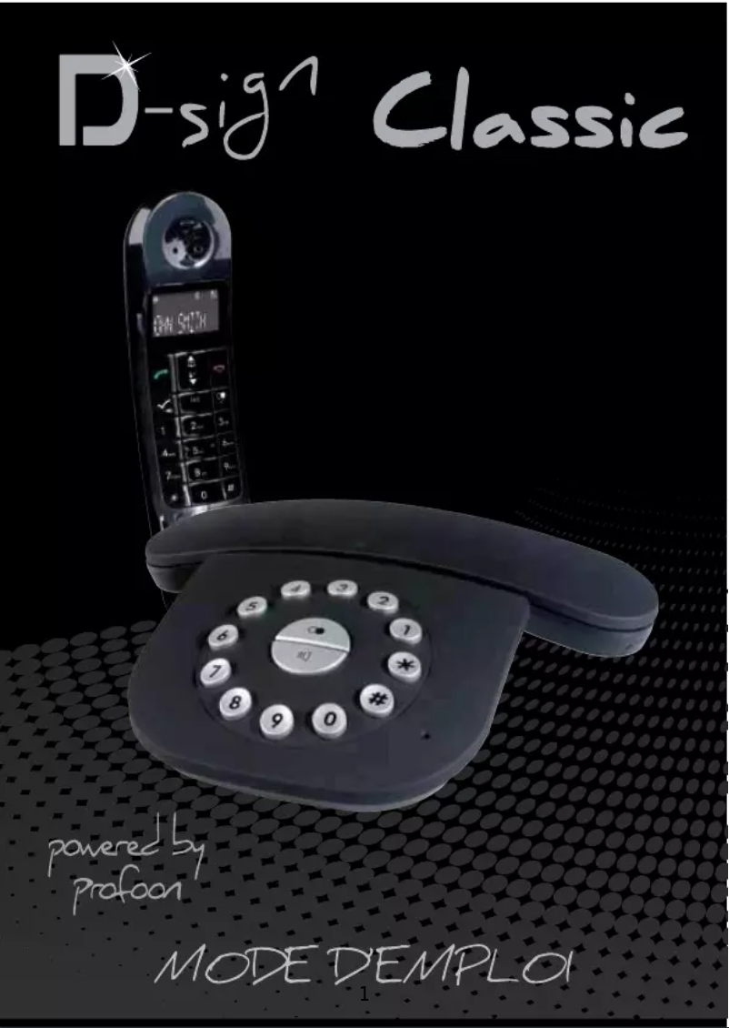 Imagen de la primera página del manual del dispositivo D-Sign Classic