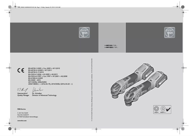 Imagen de la primera página del manual del dispositivo MultiTalent AFMT12QSL ALED