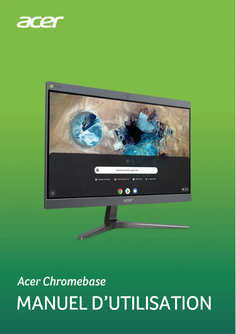 Imagen de la primera página del manual del dispositivo Chromebase Touch CA24I2