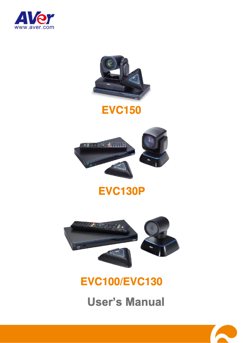 Página 1 del manual Manual de usuario AVer EVC130P