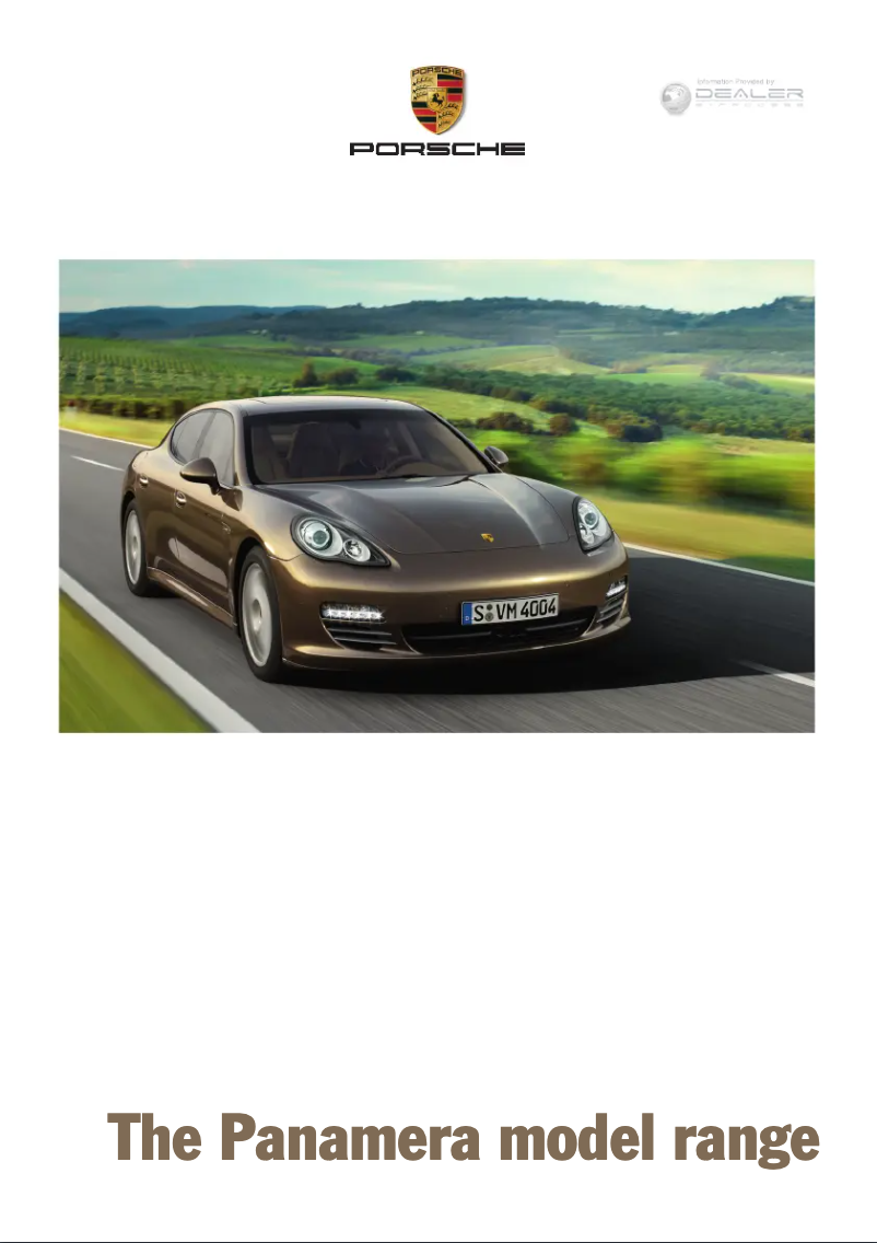 Página 1 del manual Manual de usuario Porsche Panamera (2011)