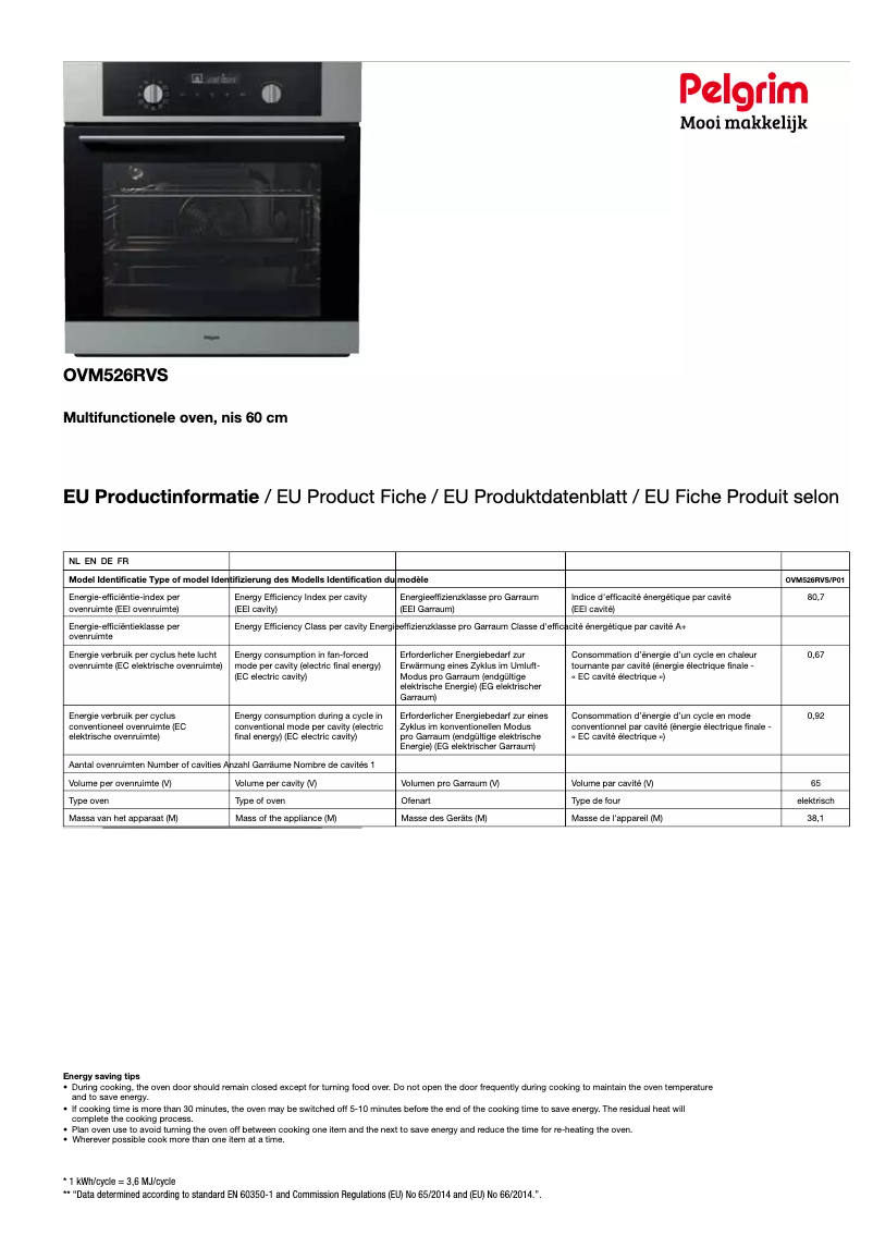 Imagen de la primera página del manual del dispositivo OVM526