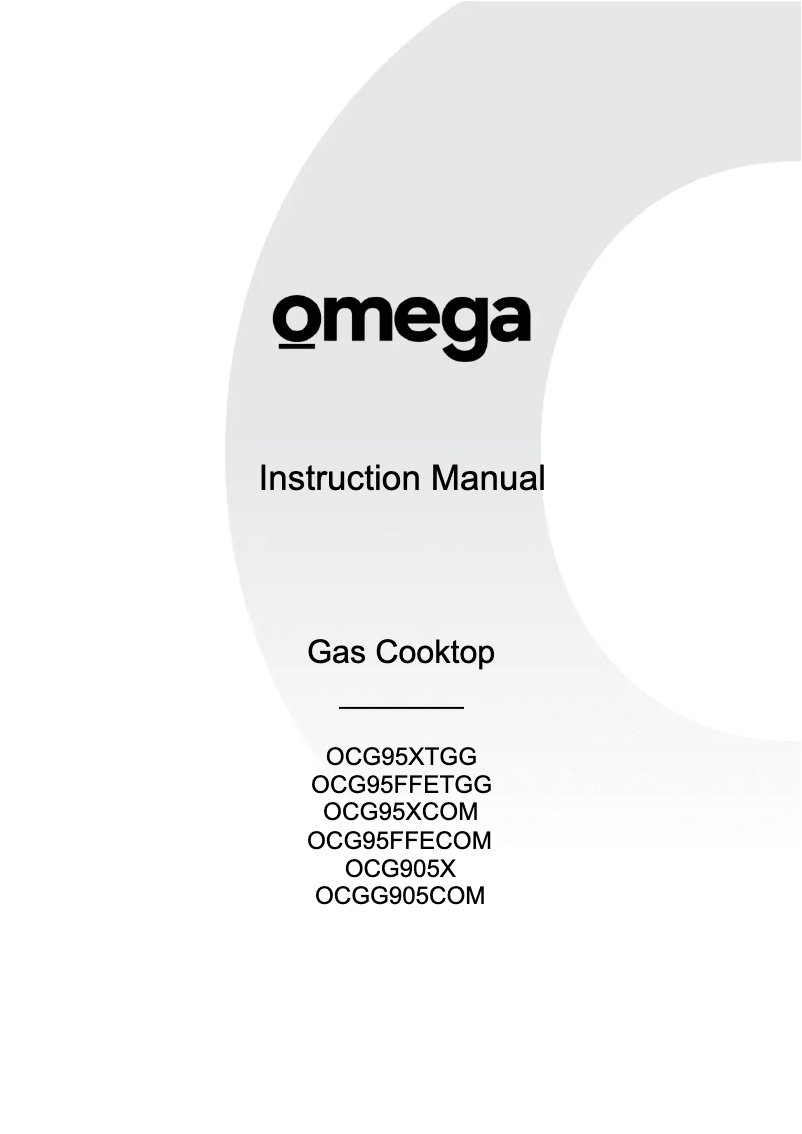 Imagen de la primera página del manual del dispositivo OCGG905COM