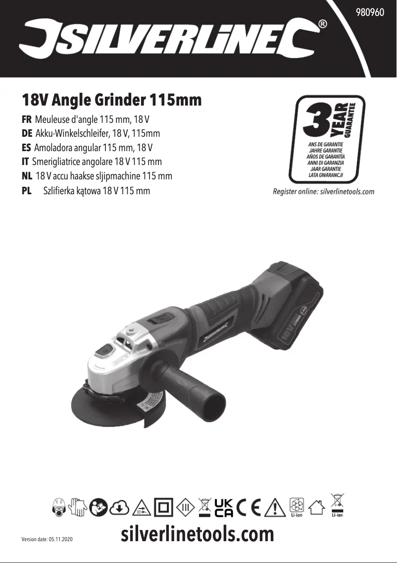 Imagen de la primera página del manual del dispositivo 980960