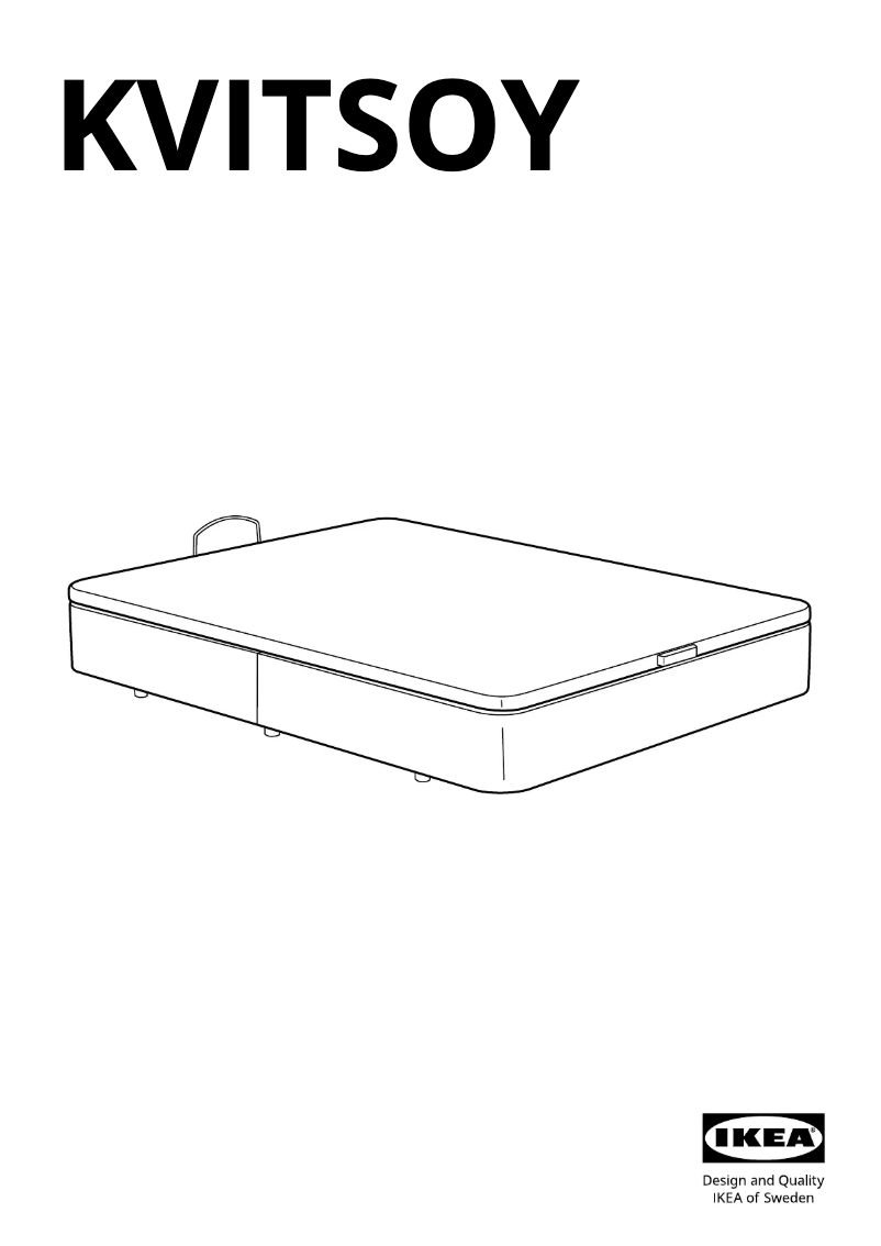 Imagen de la primera página del manual del dispositivo KVITSÖY 504.486.58