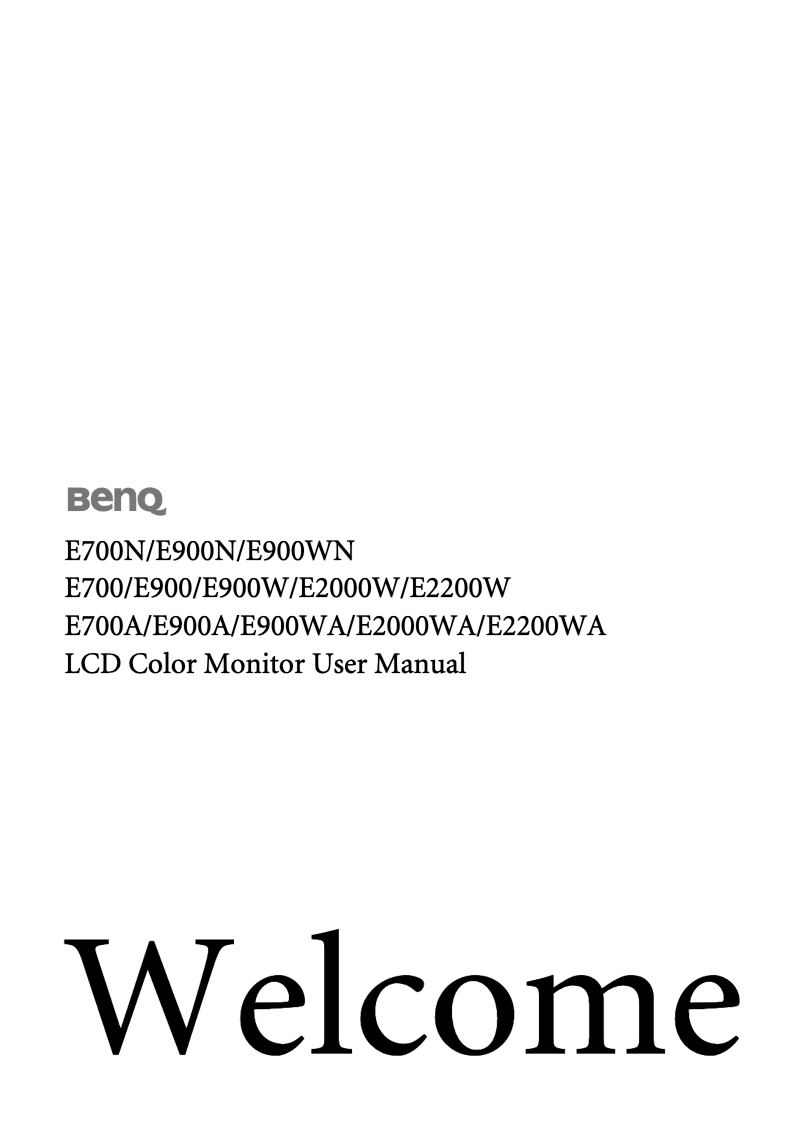 Imagen de la primera página del manual del dispositivo E700N