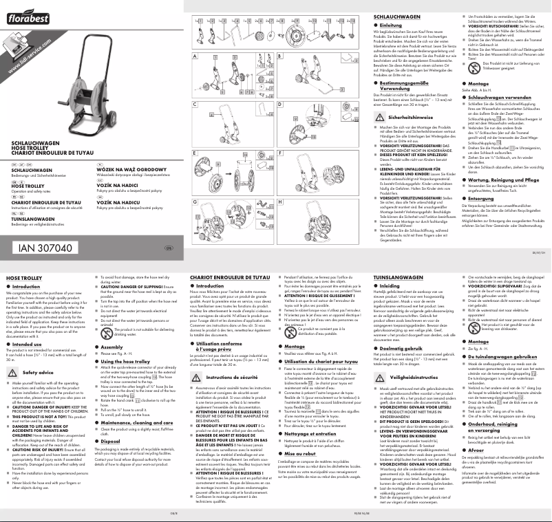 Imagen de la primera página del manual del dispositivo IAN 307040