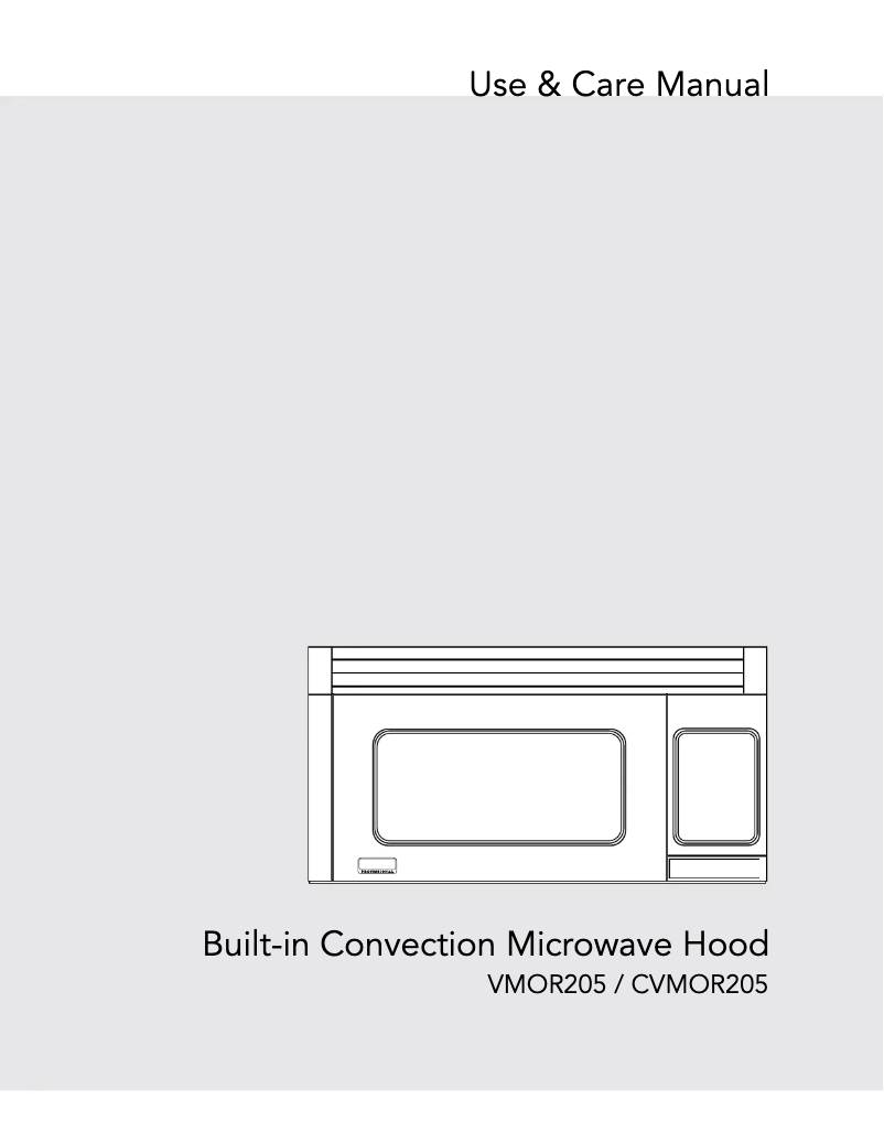 Página 1 del manual Manual de usuario Viking CVMOR205