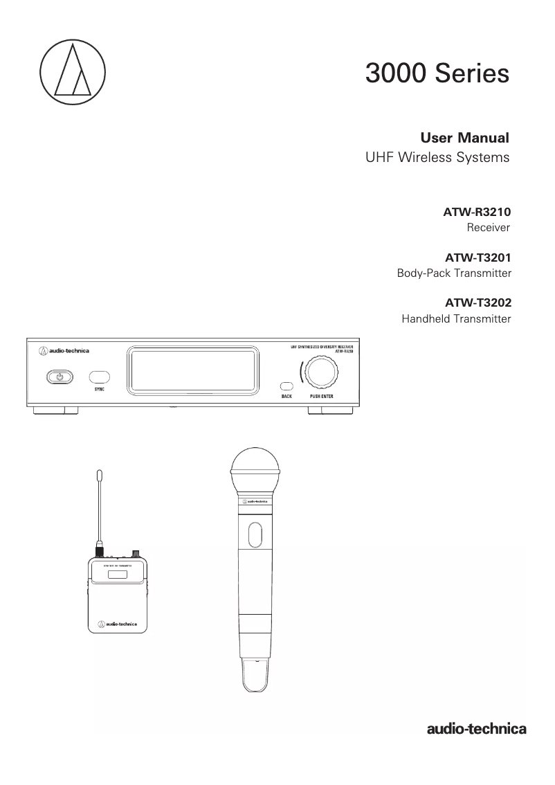 Página 1 del manual Manual de usuario Audio-Technica ATW-3211N