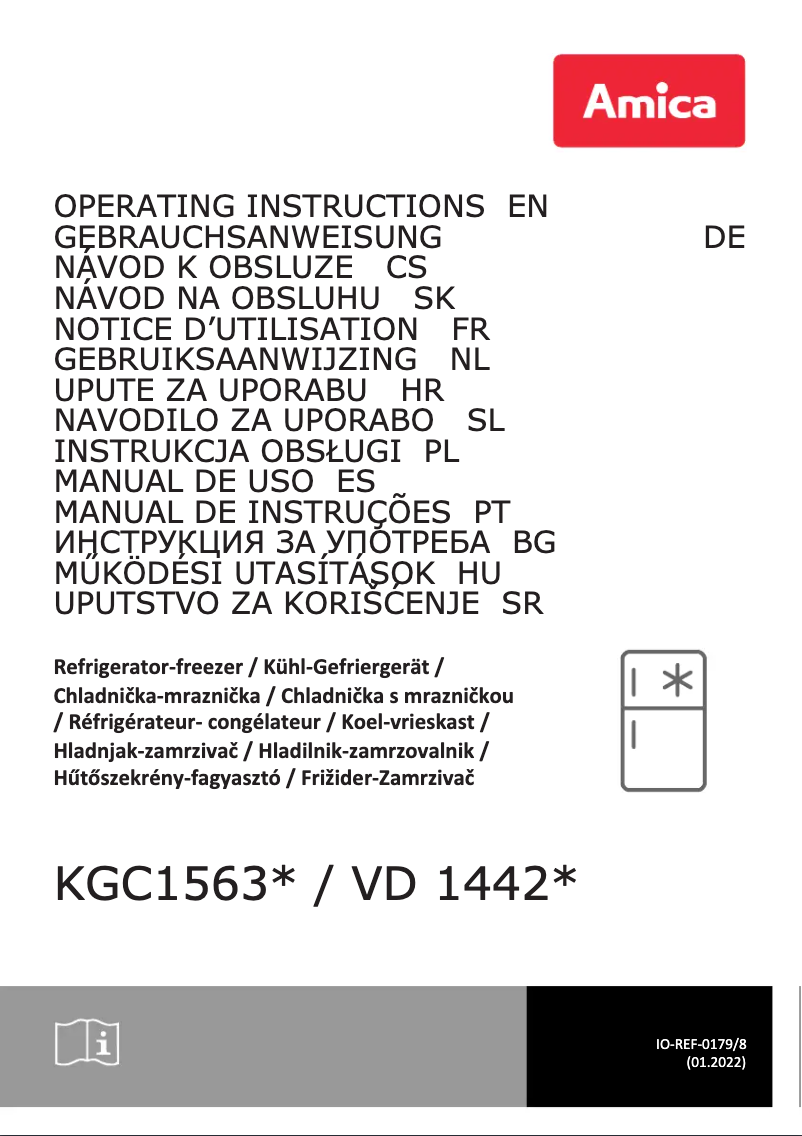 Imagen de la primera página del manual del dispositivo KGC 15632 T