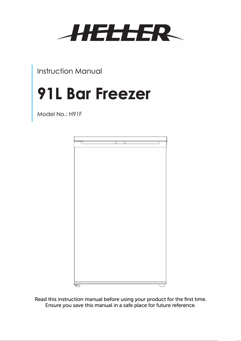 Página nº 1 - Manual de usuario Heller H91F