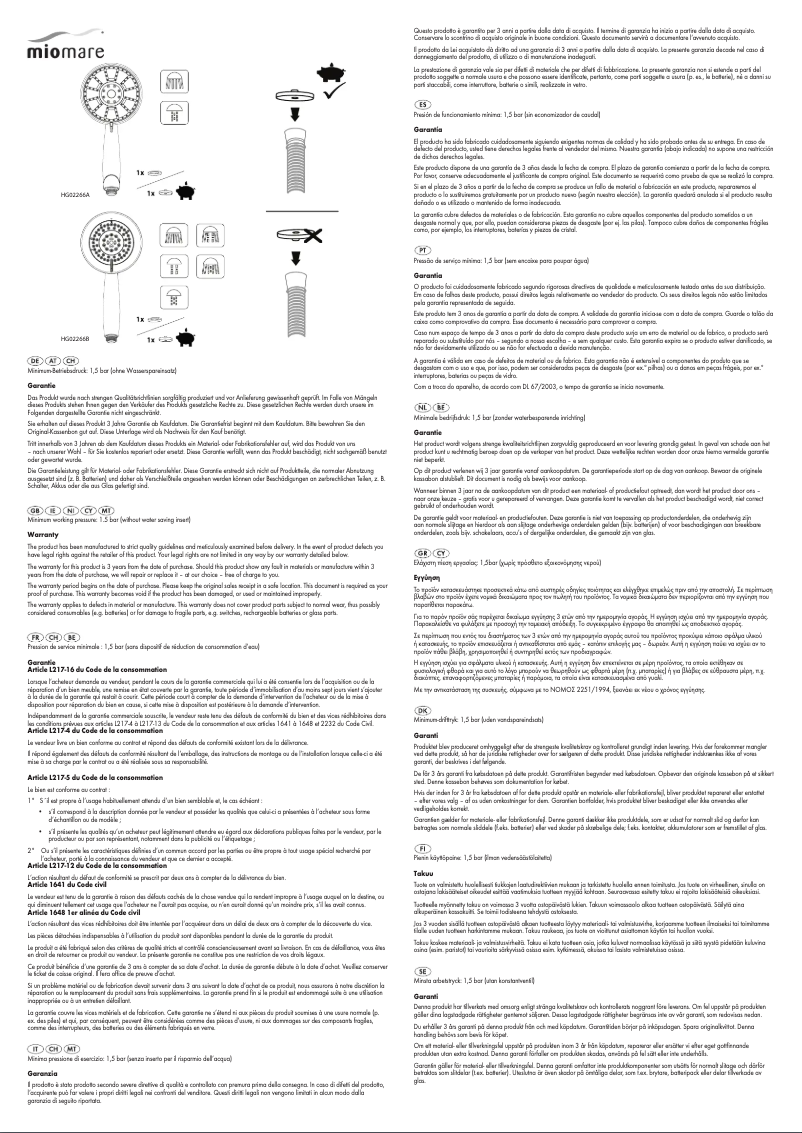 Imagen de la primera página del manual del dispositivo HG02266A