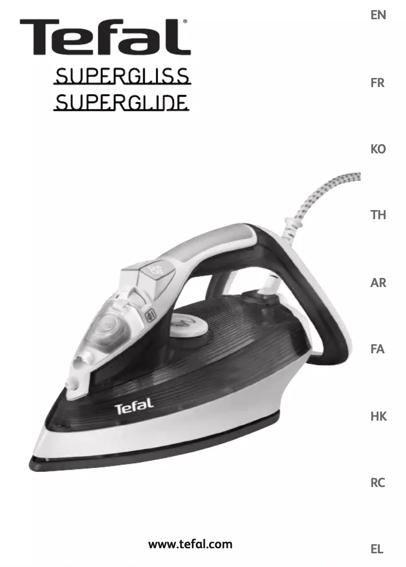 Página 1 del manual Manual de usuario Tefal Supergliss FV3810 