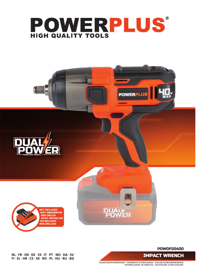 Imagen de la primera página del manual del dispositivo POWDP20400