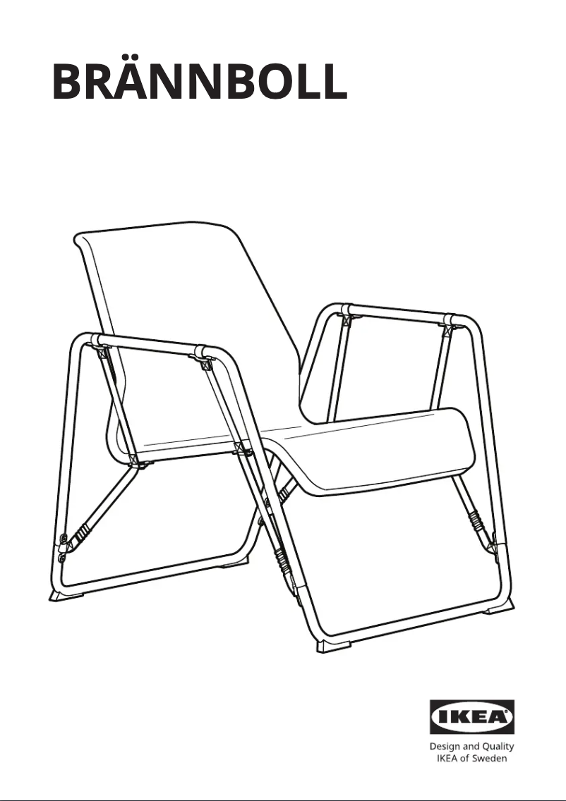 Imagen de la primera página del manual del dispositivo BRÄNNBOLL 605.863.38
