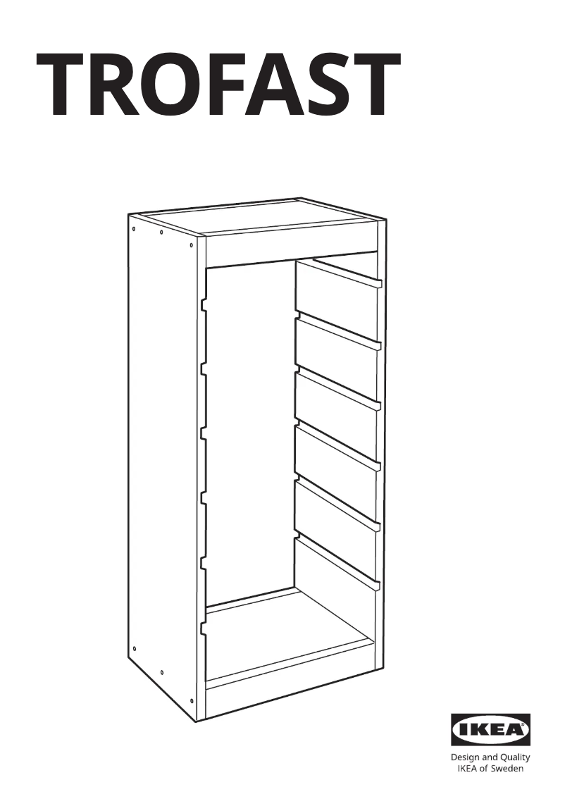Página 1 del manual Manual de usuario Ikea TROFAST 103.086.93