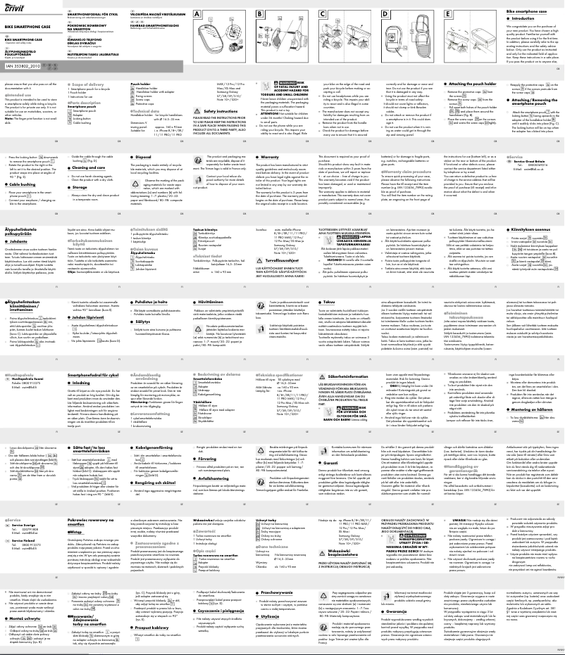 Página nº 1 - Manual de usuario Crivit IAN 353802