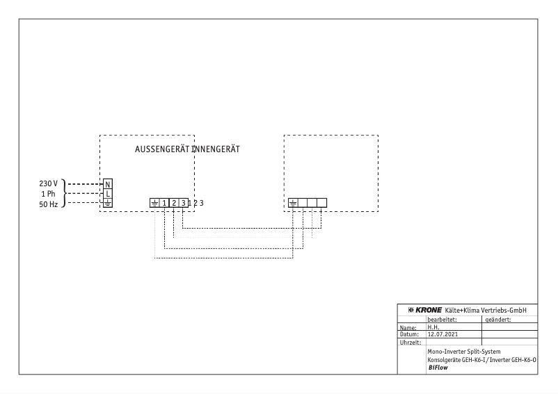 Página nº 1 - Manual de usuario Krone GEH-09-K6-I