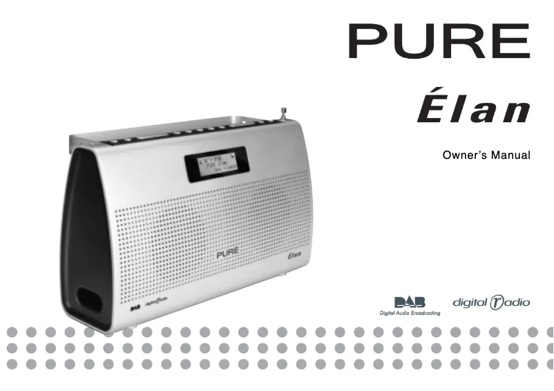 Imagen de la primera página del manual del dispositivo Elan