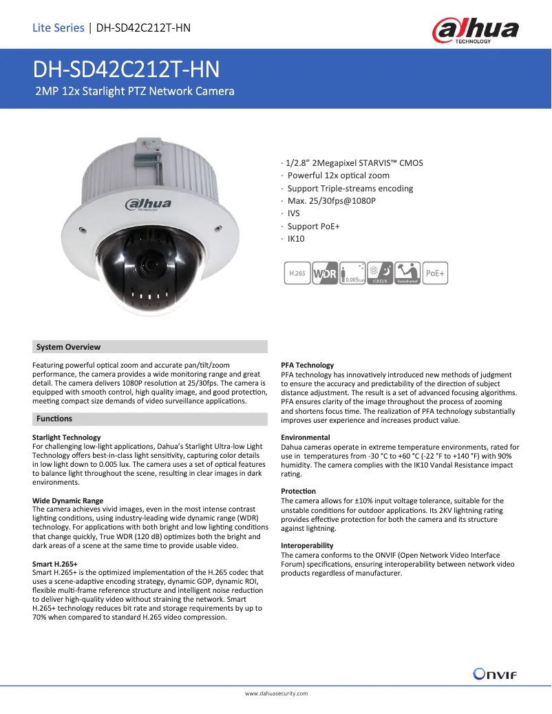 Imagen de la primera página del manual del dispositivo SD42C212T-HN