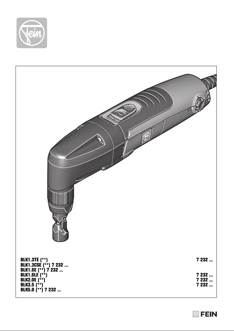 Imagen de la primera página del manual del dispositivo BLK 1.6 LE
