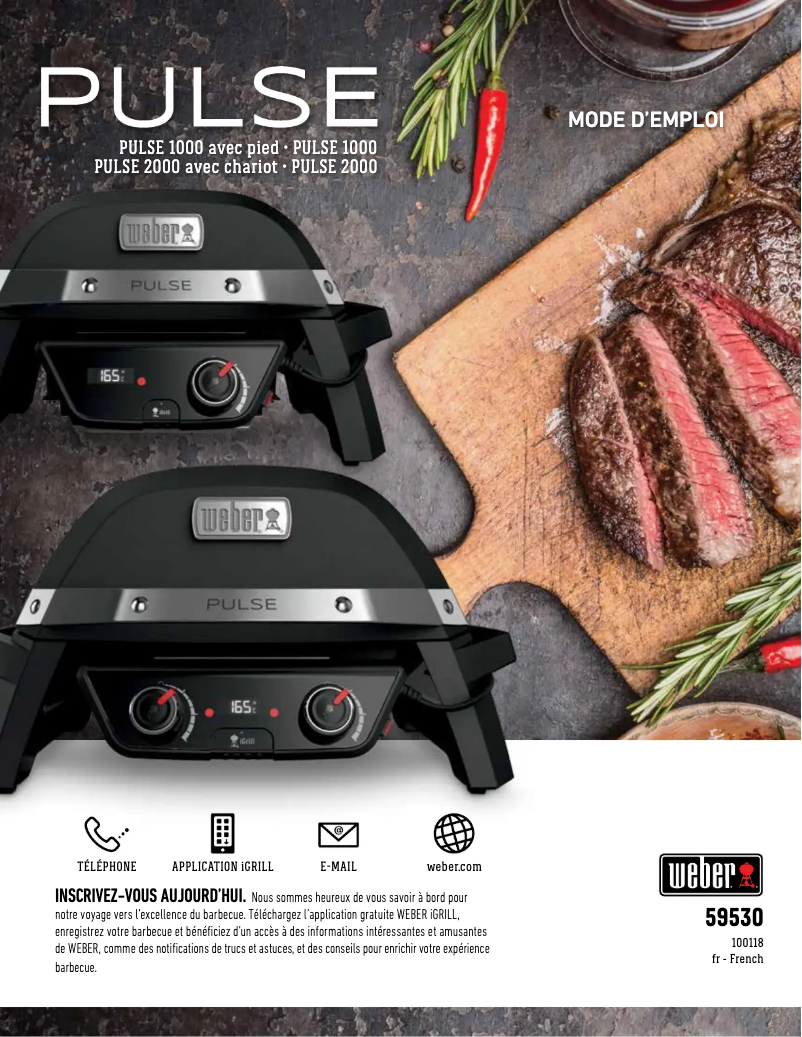 Imagen de la primera página del manual del dispositivo Pulse 2000